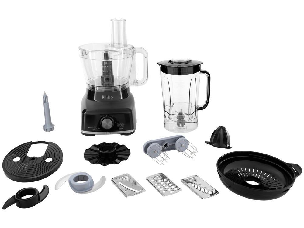 Multiprocessador de Alimentos Philco 1700W Preto PMP1600P 9 em 1 - 3