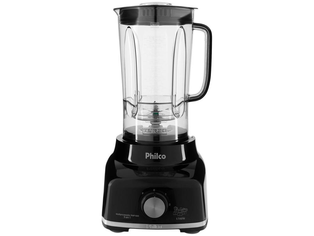 Multiprocessador de Alimentos Philco 1700W Preto PMP1600P 9 em 1 - 7
