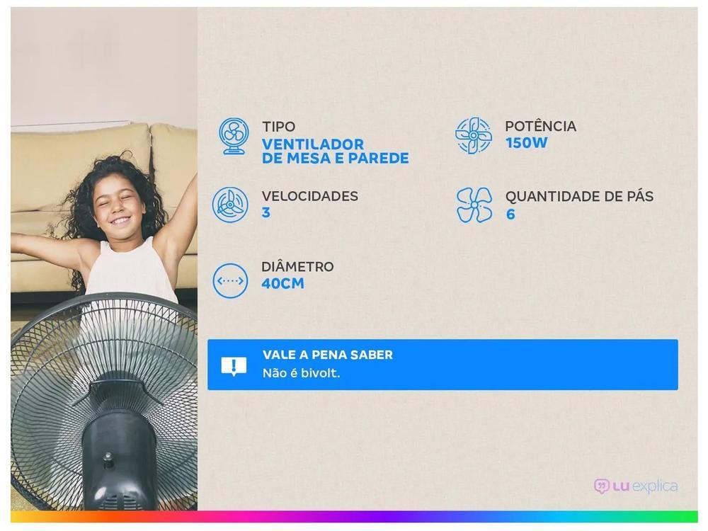 Ventilador de Mesa Britânia BVT400 40cm - 2