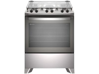 Fogão 5 Bocas Electrolux Cinza Efficient PerfectCook FE5IC