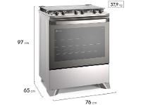 Fogão 5 Bocas Electrolux Cinza Efficient PerfectCook FE5IC - 12