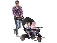 Triciclo Infantil Duplo Smart 1314 com Capota  - 2