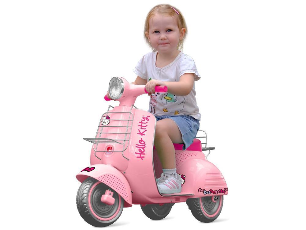 Moto Elétrica Infantil 6V Lambreta 2 Marchas  - 10