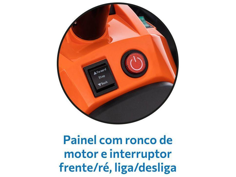 Quadriciclo Infantil Elétrico Laranja Bandeirante - 7