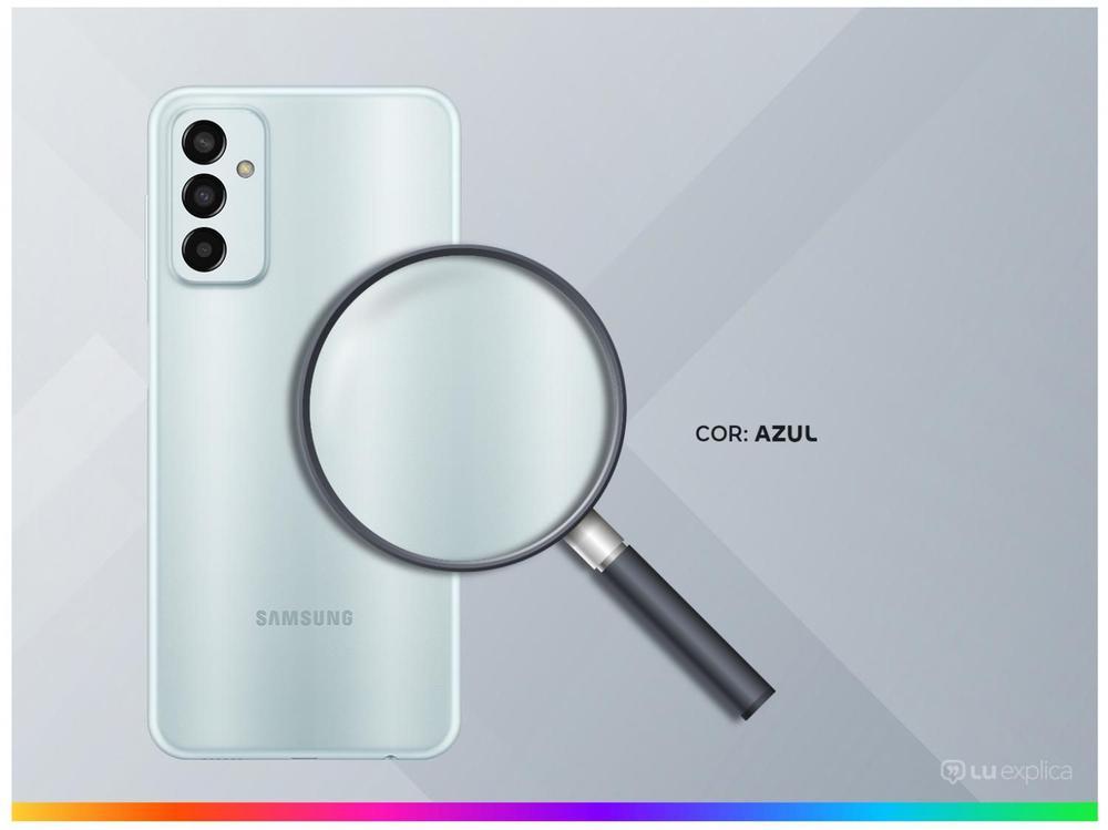 Smartphone Samsung Galaxy M13 128GB Azul 4G Octa-Core 4GB RAM 6,6” Câm. Tripla + Selfie 8MP - 3