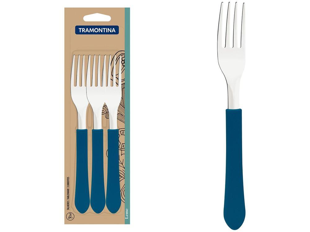 Jogo de Garfos de Mesa Tramontina Inox Leme 3 Peças - 1