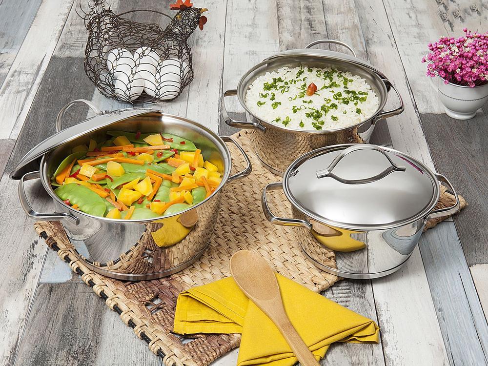 Jogo de Panelas Tramontina Allegra 65660220 Inox - 2