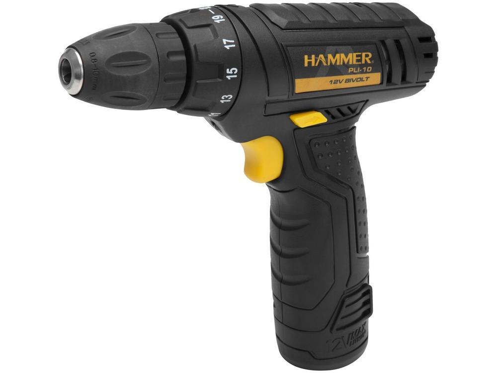 Furadeira e Parafusadeira a Bateria Hammer 12V - 1