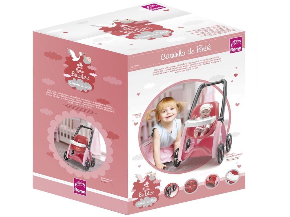 Carrinho de Boneca Roma Babies Rosa Roma Jensen - 7