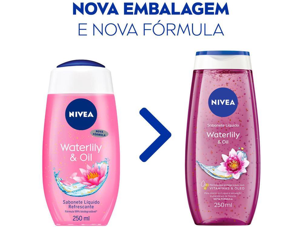 Sabonete Corporal Líquido Nivea Waterlily & Oil 250ml - 2