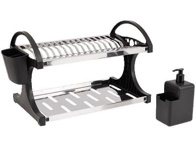 Escorredor de Louça Inox Brinox Suprema Preto