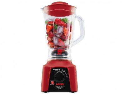 Liquidificador Arno Power Mix Limpa Fácil Vermelho com Lâminas Removíveis LQ30