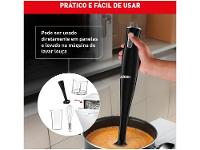 Mixer Arno 3 em 1 Preto 400W Turbomix MX31