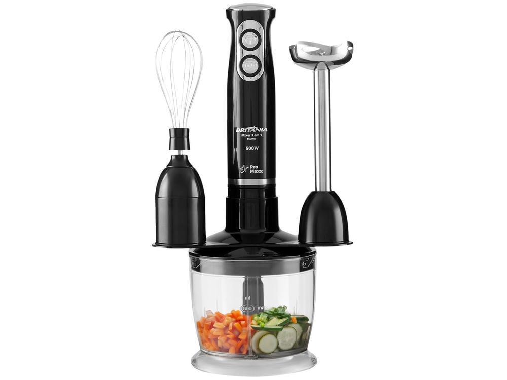Mixer Britânia 3 em 1 Preto 400W BMX400P - 1