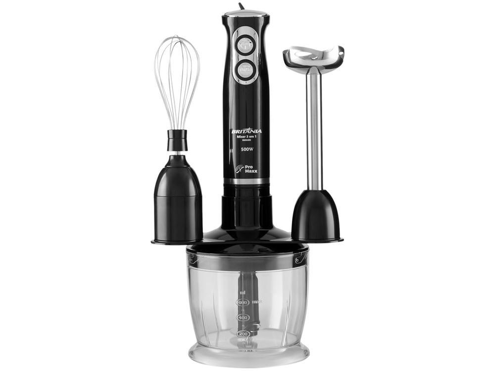 Mixer Britânia 3 em 1 Preto 400W BMX400P - 4