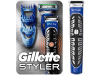 Barbeador Elétrico Gillette Styler Seco e Molhado - 1