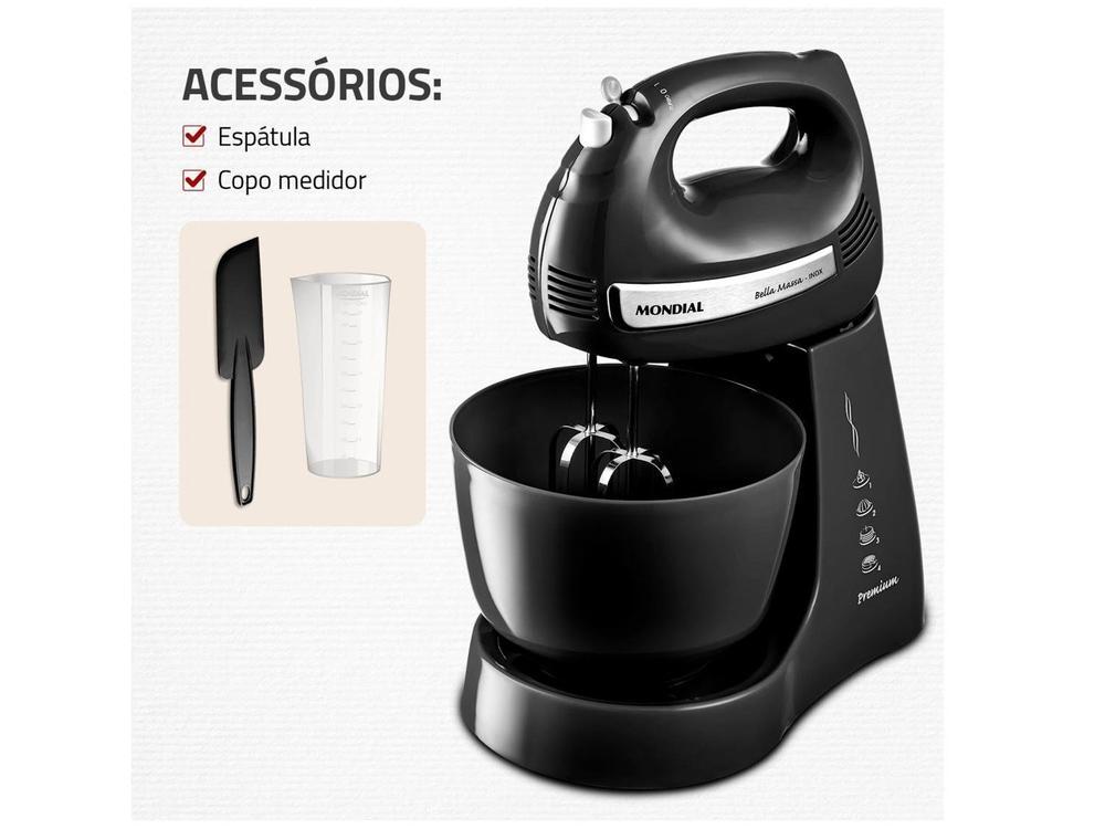 Batedeira Mondial 400W Bella Massa B-23 NP - 7
