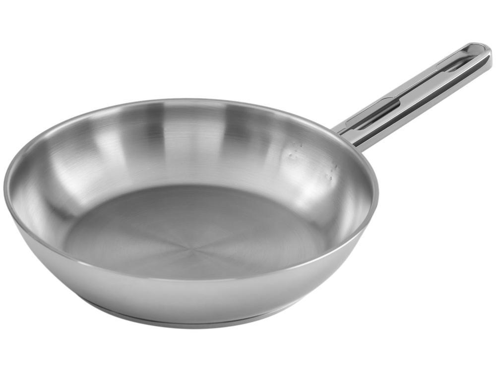 Frigideira Tramontina Allegra Aço Inox com Fundo Triplo 24 cm 2,1 Litros - 1