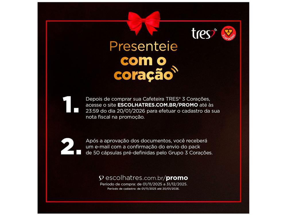 Cafeteira Espresso Tres Lov Preto - 3