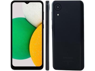 Smartphone Samsung Galaxy A03 Core 32GB Preto Octa-Core 4G 2GB RAM 6,5” Câm. 8MP + Selfie 5M