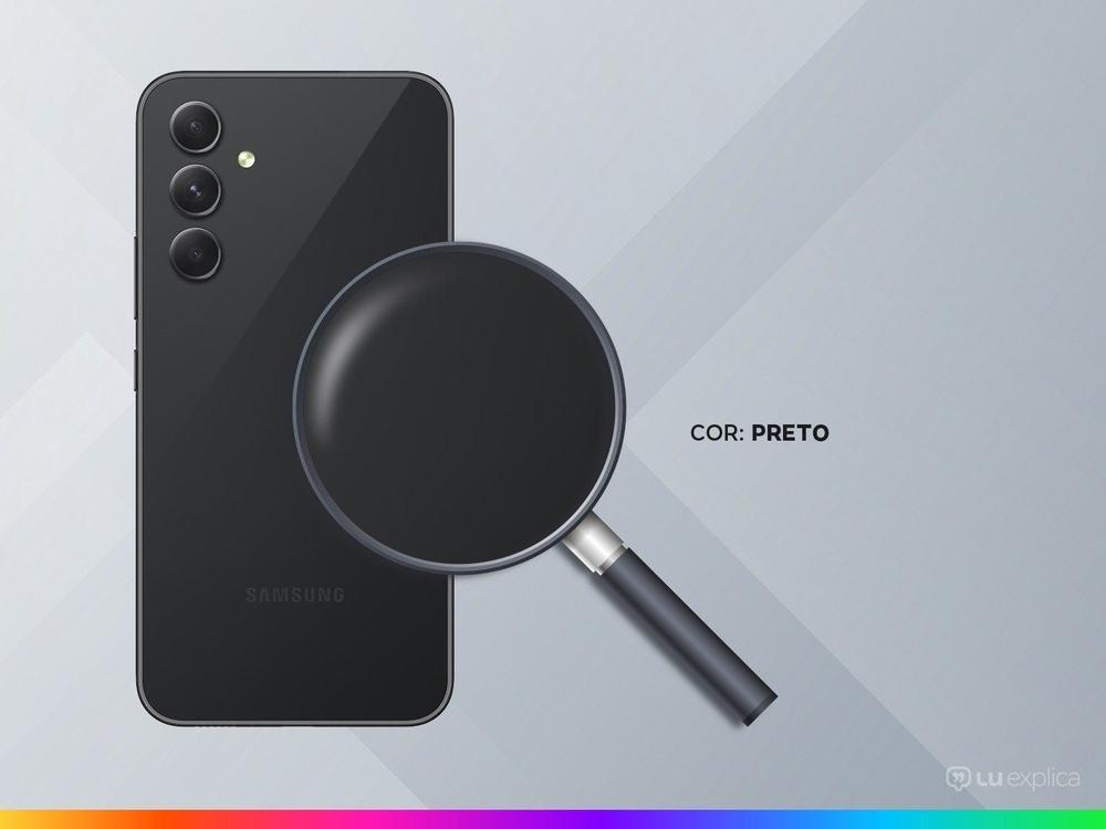 Smartphone Samsung Galaxy A54 256GB Preto Lima 5G Octa-Core 8GB RAM 6,4" Câm. Tripla + Selfie 32MP Dual Chip - 3