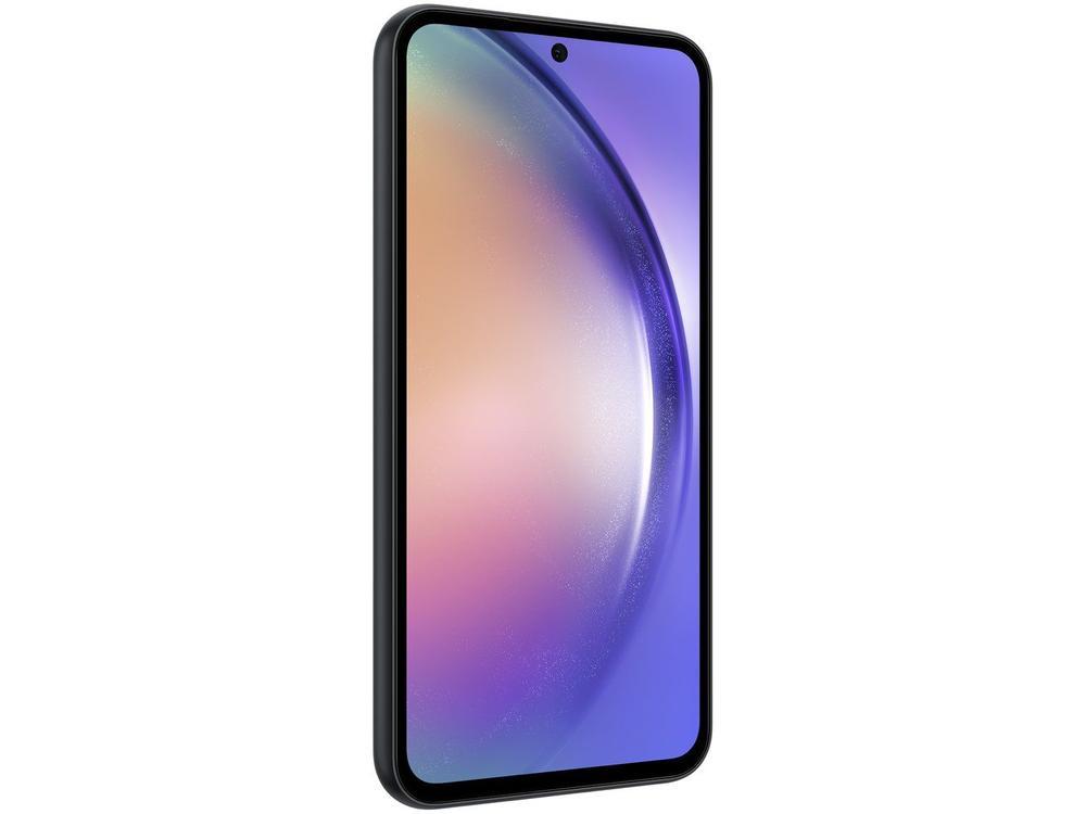 Smartphone Samsung Galaxy A54 256GB Preto Lima 5G Octa-Core 8GB RAM 6,4" Câm. Tripla + Selfie 32MP Dual Chip - 12