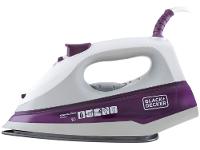 Ferro de Passar Roupa a Vapor e a Seco Black + Decker Essential Steam FX1000 Branco e Roxo - 6