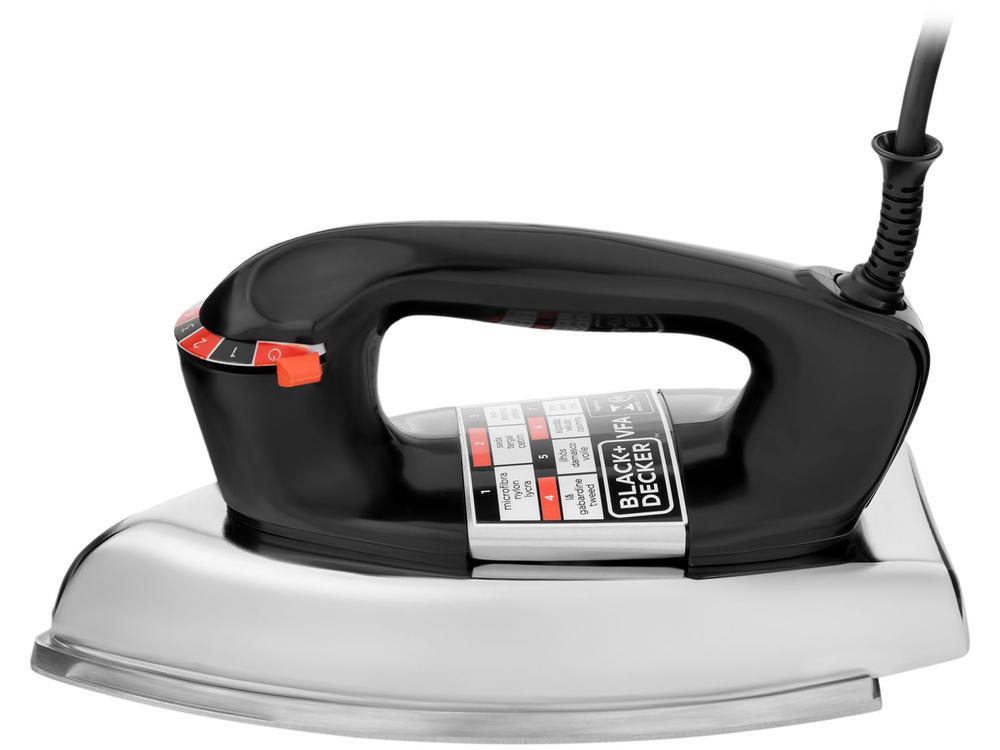 Ferro de Passar Roupa a Seco Black&Decker VFA-1110 Preto - 11
