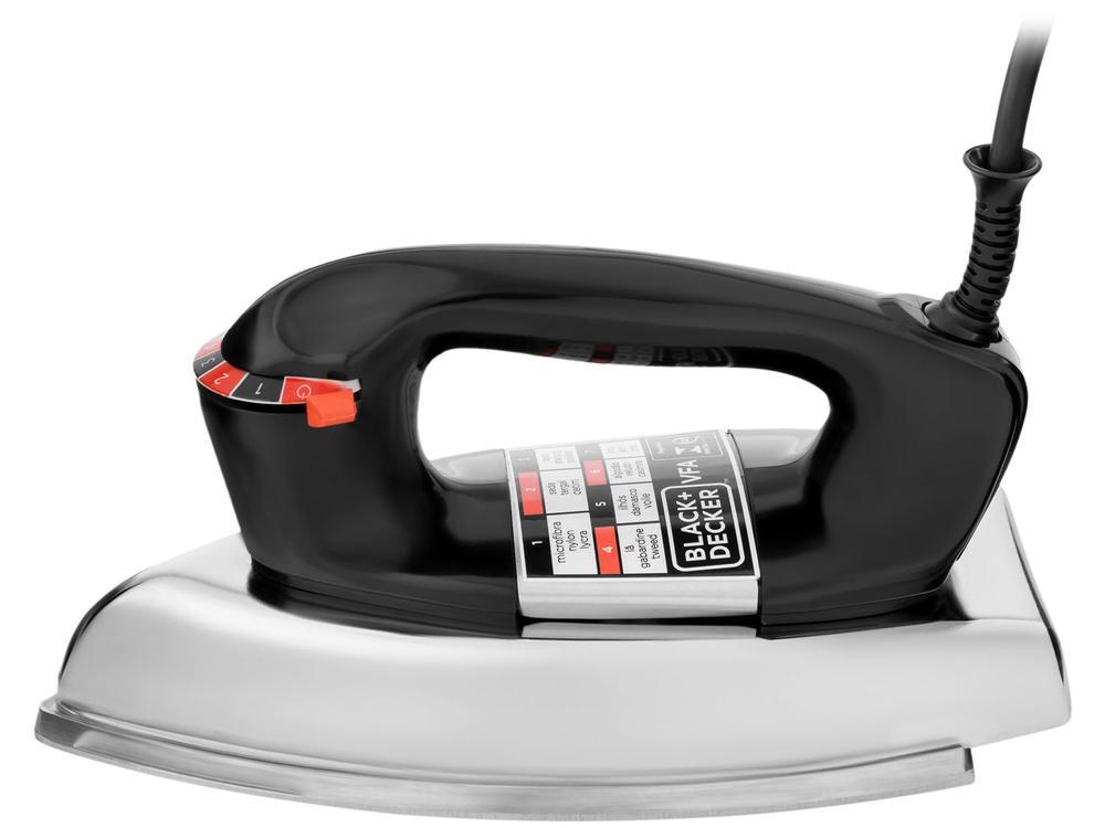 Ferro de Passar Roupa a Seco Black&Decker VFA-1110 Preto - 5