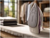 Ferro de Passar Roupa a Vapor e a Seco Black + Decker Essential Steam FX1000 Branco e Roxo - 2