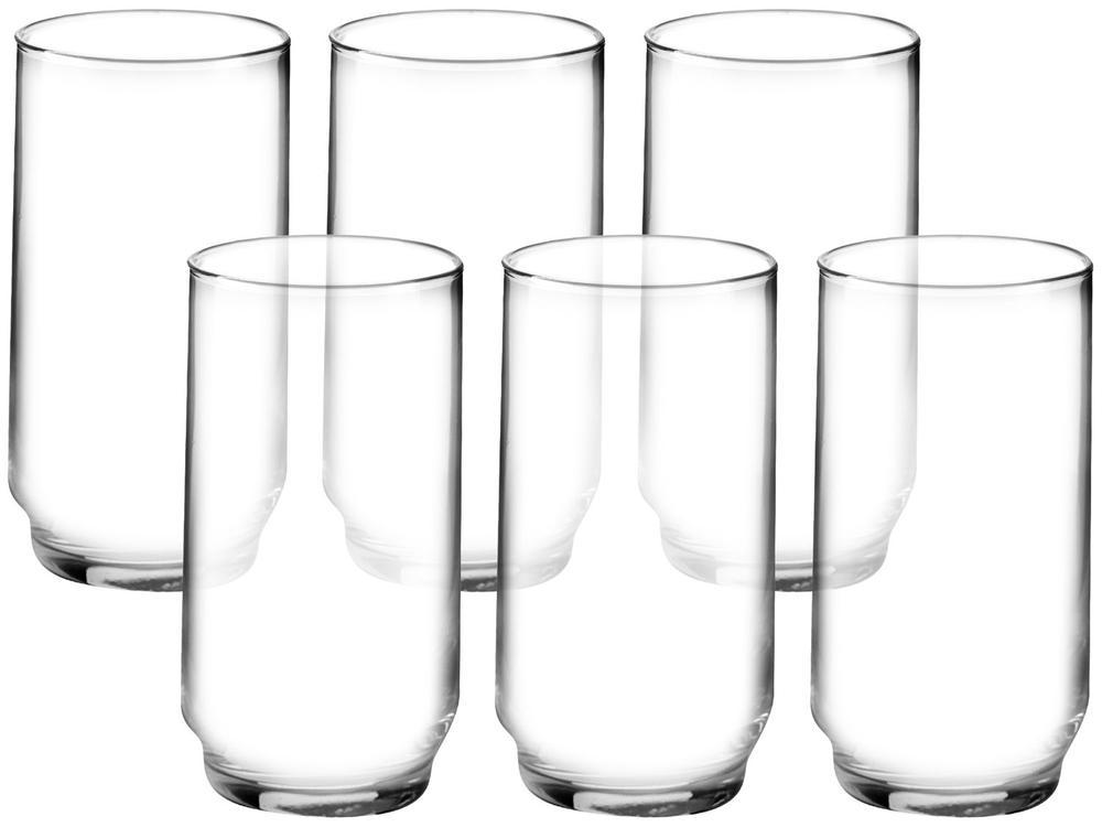 Jogo de Copos Nadir Lights em Vidro Liso com 6 Peças 300ml - 1