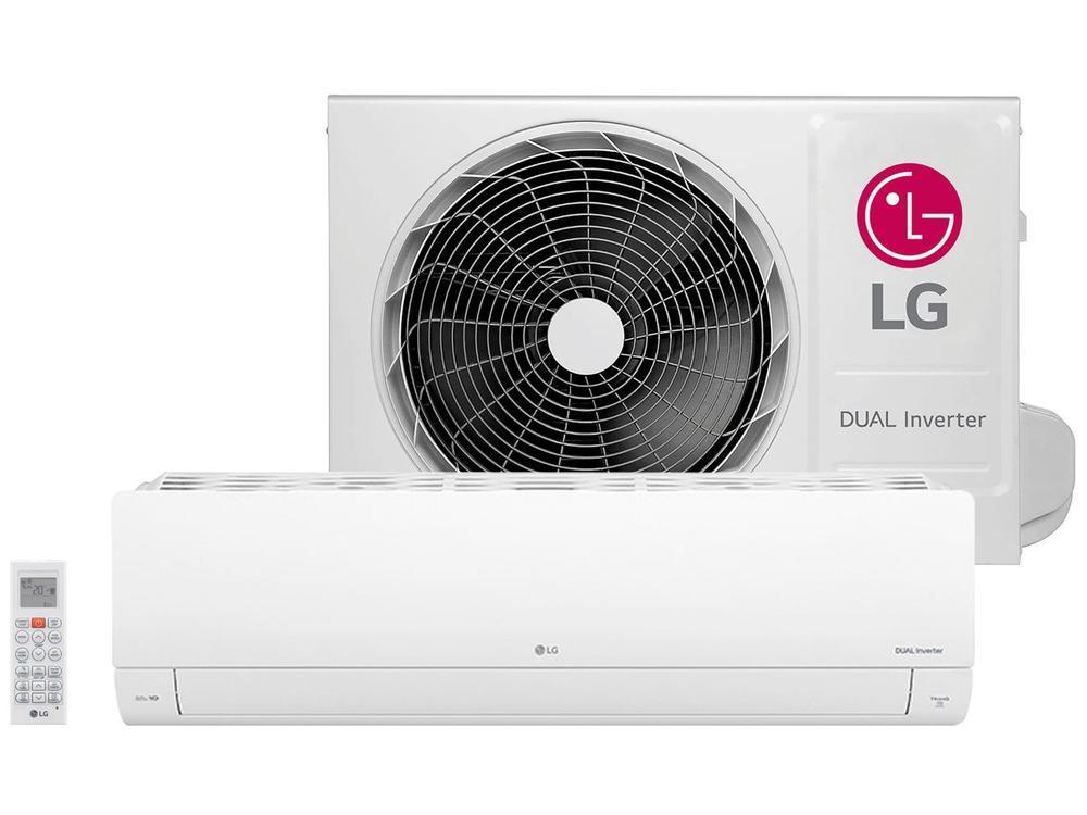 Ar-condicionado Split Hi-Wall LG Dual Inverter Compact +AI 12.000 BTUs Frio Compact S3-Q12JAQAL - 1