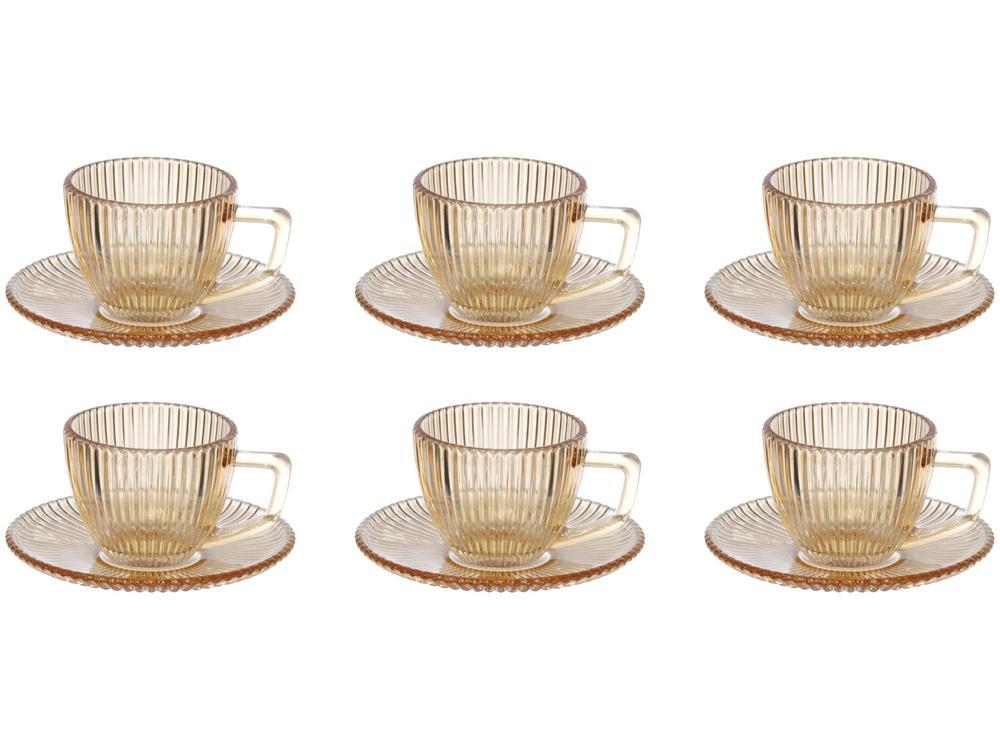 Jogo de Xícaras de Café 90ml Hauskraft Graffiato 6 Peças - 1