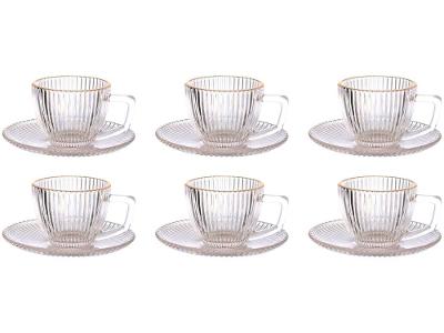 Jogo de Xícaras de Café 90ml Hauskraft Graffiato 6 Peças