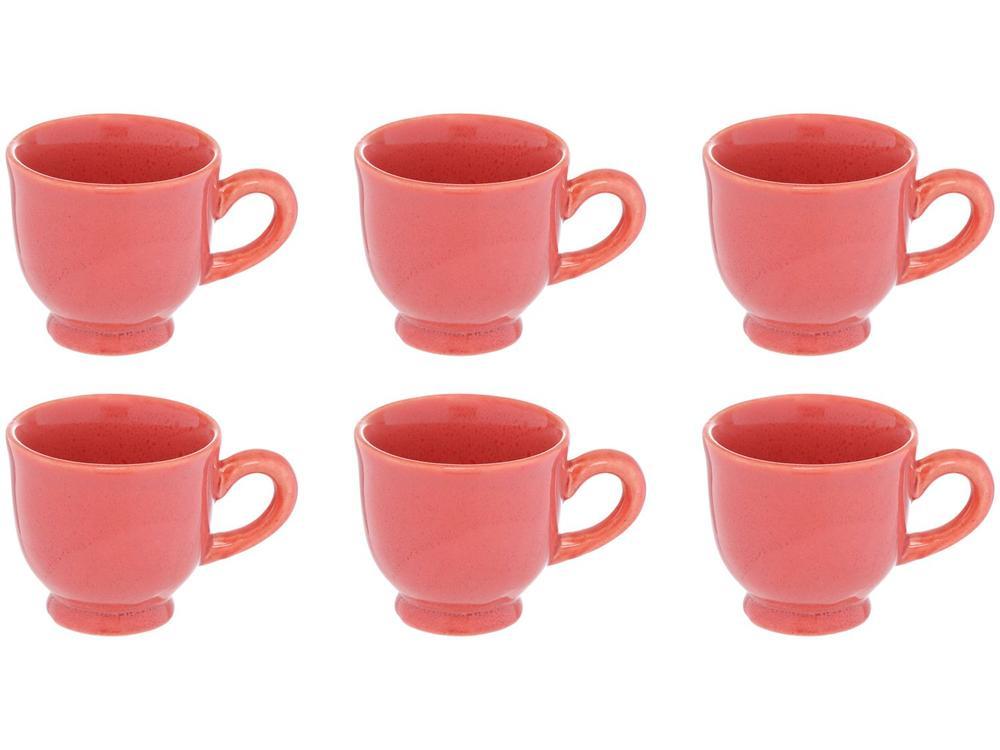 Jogo de Xícaras de Café 100ml Hauskraft Reactive Glaze 6 Peças - 1