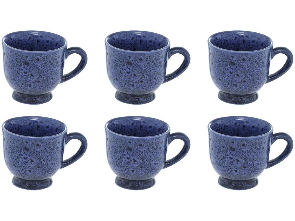 Jogo de Xícaras de Café 100ml Hauskraft Reactive Glaze 6 Peças - 1