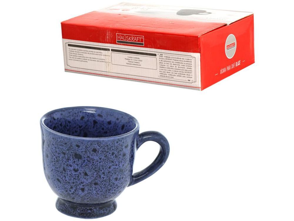 Jogo de Xícaras de Café 100ml Hauskraft Reactive Glaze 6 Peças - 3