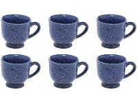 Jogo de Xícaras de Café 100ml Hauskraft Reactive Glaze 6 Peças - 1