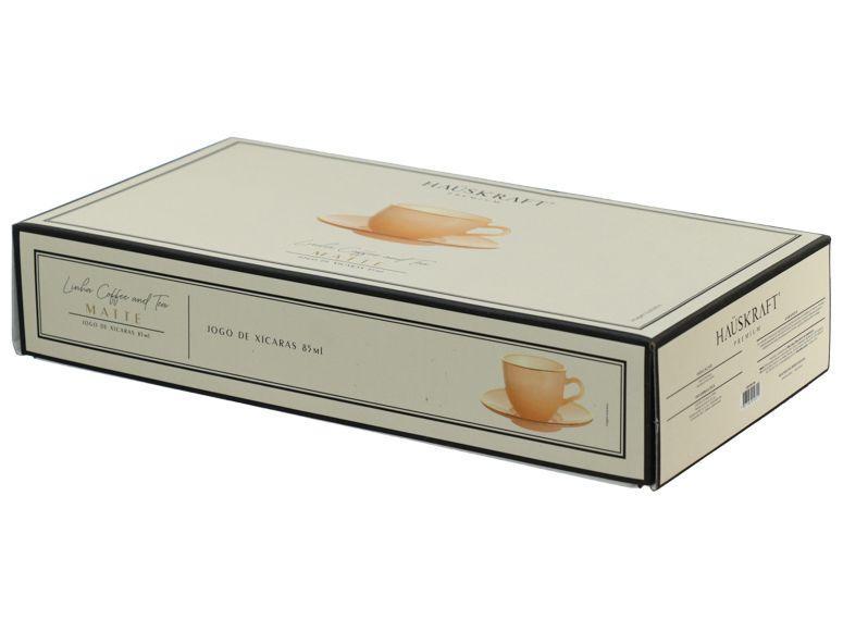 Jogo de Xícaras de Café 85ml Hauskraft Matte 4 Peças - 4