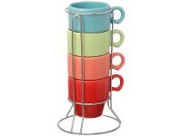 Jogo de Xícaras de Café 90ml Hauskraft Stacky 4 Peças - 1