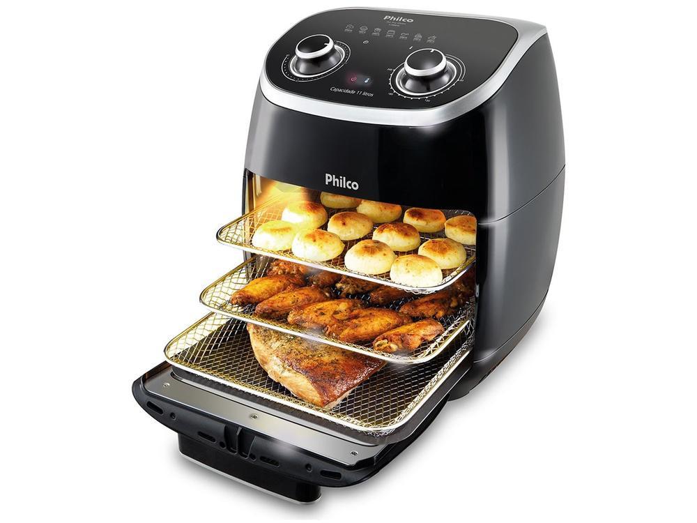 Air Fryer Philco 2 em 1 Air Fry e Forno Oven PFR2000P Preto 11L - 20