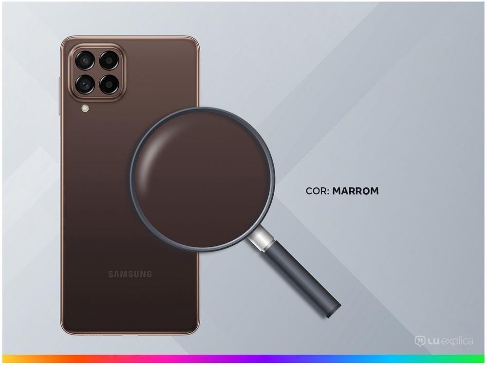 Smartphone Samsung Galaxy M53 128GB Marrom 5G Octa-Core 8GB RAM 6,7" Câm. Quádrupla + Selfie 32MP Dual Chip - 3