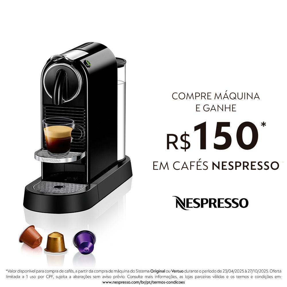 Cafeteira Nespresso Citiz Preto - 2