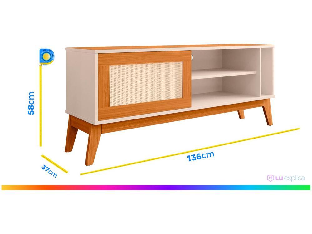 Rack para TV até 55" 1 Porta EDN Móveis Cayman - 4