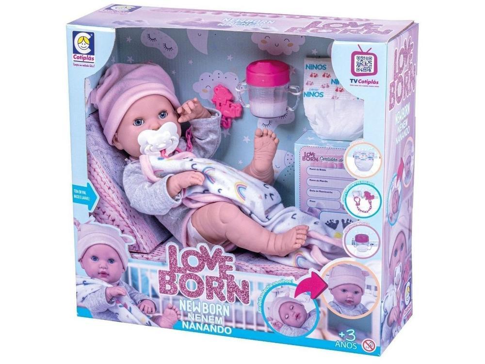 Boneca Love Born Neném Nanando com Acessórios  - 1