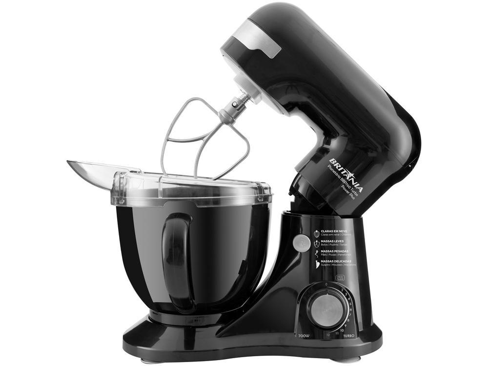 Batedeira Planetária Britânia Preta 700W - 2