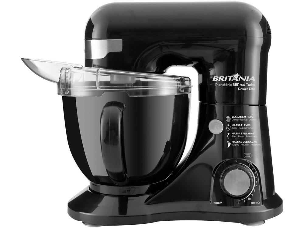 Batedeira Planetária Britânia Preta 700W - 5