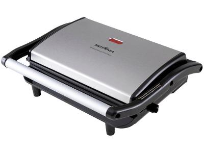 Sanduicheira/Grill Britânia Press BGR27I 2 em 1 Prata 850W Antiaderente