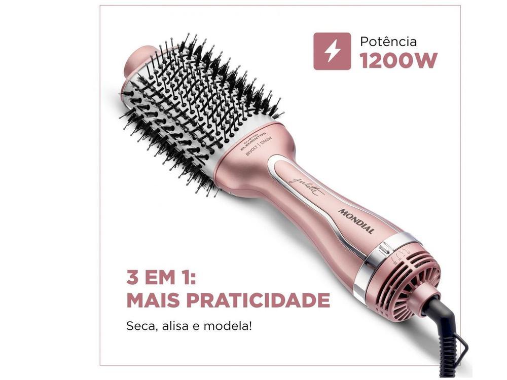 Escova Secadora Mondial By Juliette ES-JU-01 1200W 3 Níveis de Temperaturas Cerâmica - 13