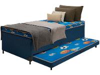 Cama Box Solteiro SMP com Cama Auxiliar - 1